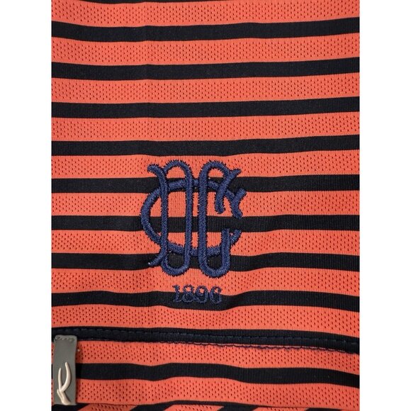 Kjus Mens Size 54 XL Shirt Luis Stripe Polo Comfort Fit Golf Dallas Country Club - Picture 8 of 14